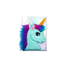 Load image into Gallery viewer, Quest Fluffy Unicorn Shimmer Notebook
