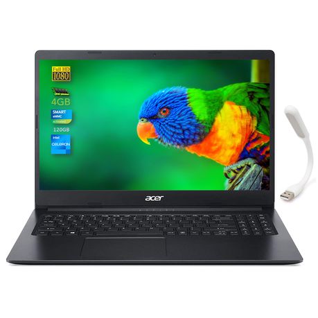 Acer Aspire Celeron 4GB-128GB -15.6 Charcoal Black