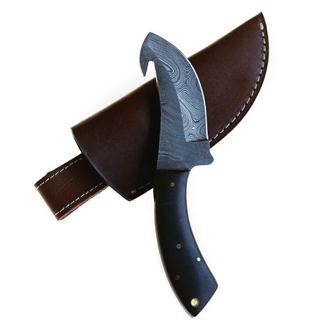 Black Handmade Damascus Hunting Knife AOB - 2227 Buy Online in Zimbabwe thedailysale.shop