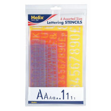 Load image into Gallery viewer, Helix Lettering Stencil Set - 4 Piece
