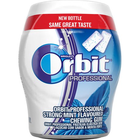 Orbit Chewing Gum Professional Strong Mint Bottle 64g Buy Online in Zimbabwe thedailysale.shop