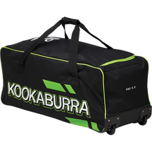 Load image into Gallery viewer, Kookaburra Pro 3.0 Wheelie Cricket Bag - Black and Lime
