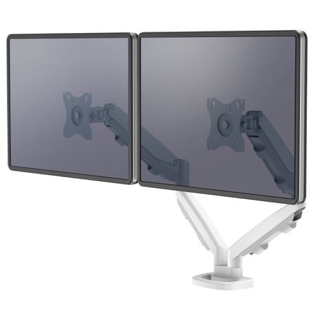 Fellowes Eppa™ Dual Monitor Arm (White) Buy Online in Zimbabwe thedailysale.shop