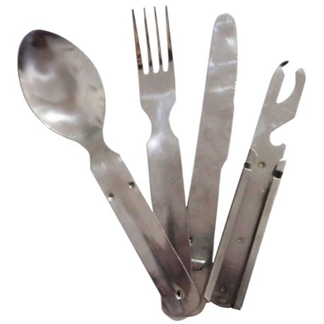 LK's - Cutlery Set - Stainless Steel Camping Cutlery Set - 4Pieces Buy Online in Zimbabwe thedailysale.shop