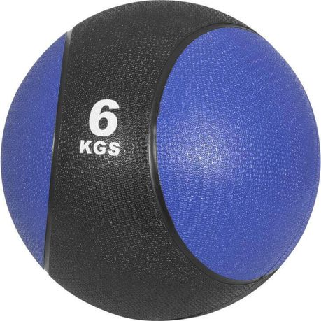 Gorilla Sports Sa - Medicine Ball 6 Kg - Blue/Black Buy Online in Zimbabwe thedailysale.shop