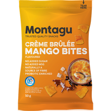 Load image into Gallery viewer, Montagu Mango Bites Creme Brulee 10x 50g Box
