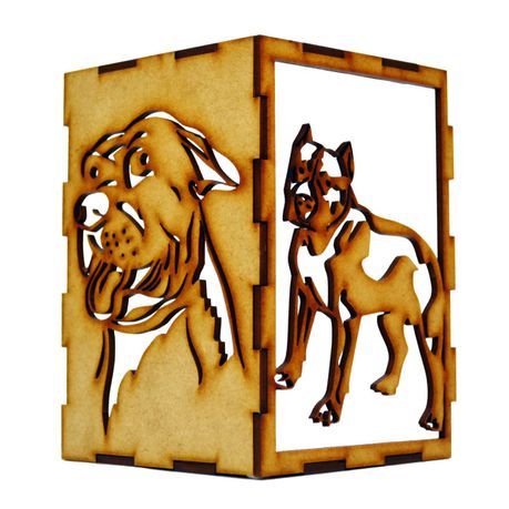 Candle Holder Pitbull Inspired Shadow Lantern Buy Online in Zimbabwe thedailysale.shop