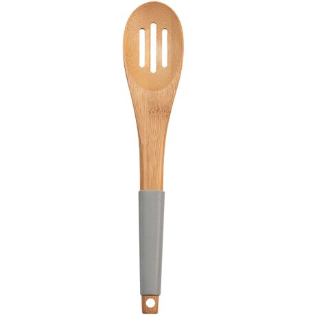 O2 Cook Bamboo Slotted Spoon