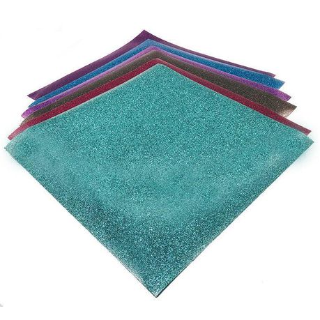 Heat Transfer Vinyl - Glitter 6 Pack Variety Alternate Buy Online in Zimbabwe thedailysale.shop