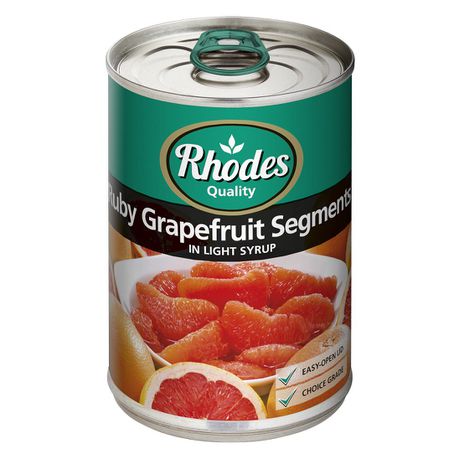 Rhodes - Grapefruit Segments in Fruit Juice 12x410g Buy Online in Zimbabwe thedailysale.shop