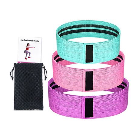 Hip Resistance Exercise Band - 3 Piece Buy Online in Zimbabwe thedailysale.shop