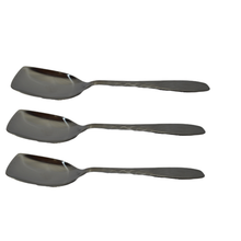 Load image into Gallery viewer, Serving Spoon 3 Piece Stainless Steel 1
