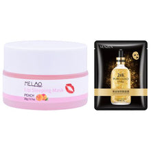 Load image into Gallery viewer, MELAO Lip Repair Sleeping Mask Peach 20g - Bundle
