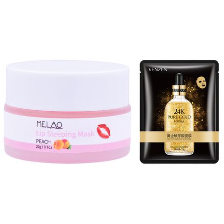 MELAO Lip Repair Sleeping Mask Peach 20g - Bundle