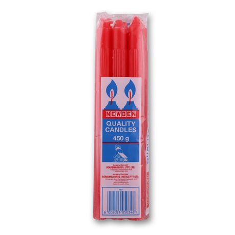 Candles - Red - 2 x 3-Pack