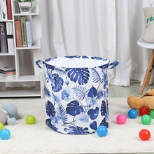 Load image into Gallery viewer, Creative Deco Eco-Friendly Laundry Basket with Drawstring - Hawaiian Leaves
