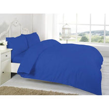 Load image into Gallery viewer, Wrinkle Resistant Luxury Hotel Duvet Cover Set Double: Royal Blue
