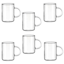 Load image into Gallery viewer, Leonardo Glass Mug with Handle Transparent NOVO 360ml – Set of 6
