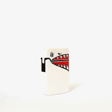 Load image into Gallery viewer, Zenga Grand Jet Flame Shark Lighter - White
