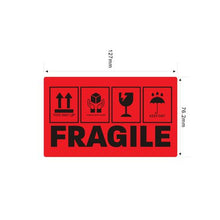 Load image into Gallery viewer, Fragile Packing Stickers / Labels Pack of 500pcs
