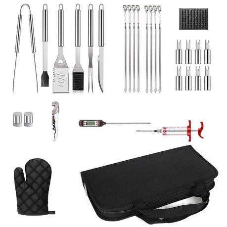 Heartdeco Braai BBQ Grill Utensil Tool Thermometer 30 Piece Set Buy Online in Zimbabwe thedailysale.shop