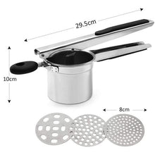 Load image into Gallery viewer, Stainless Steel Potato Ricer Presser Masher
