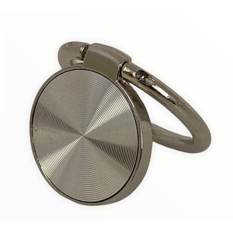 Phone Ring FInger Grip Stent - Silver Metallic Buy Online in Zimbabwe thedailysale.shop