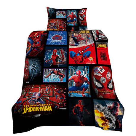 Avengers / Spiderman 3D Printed Single Bed Duvet Cover Set Buy Online in Zimbabwe thedailysale.shop