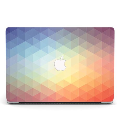 Designer Case - OLD Macbook Air 13  (non USB-C) - Pastel Colour Cube