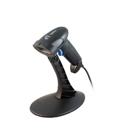 Handheld Barcode Scanner With Stand (Black)