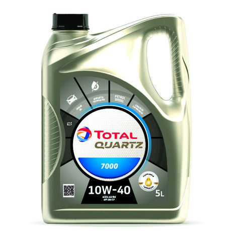 Total - Quartz 7000 10W40 (SN) - 5 litre Buy Online in Zimbabwe thedailysale.shop