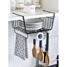 Load image into Gallery viewer, Multi-purpose Under-Shelf Storage Basket - Black
