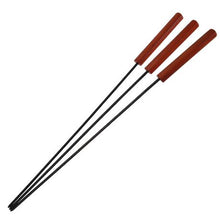 Load image into Gallery viewer, Eco Non-Stick Kebab Skewer with Wooden Handles - Set of 3
