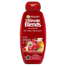 Load image into Gallery viewer, Garnier Ultimate Blends - Argan Oil and Cranberry Shampoo 360ml
