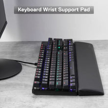 Load image into Gallery viewer, Redragon METEOR Medium Gaming Keyboard Wrist Pad - Black
