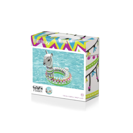 Bestway 1.13m x 1.09m Alpaca Swim Ring