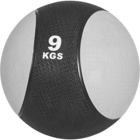 Gorilla Sports Sa - Medicine Ball 9 Kg - Grey/Black Buy Online in Zimbabwe thedailysale.shop