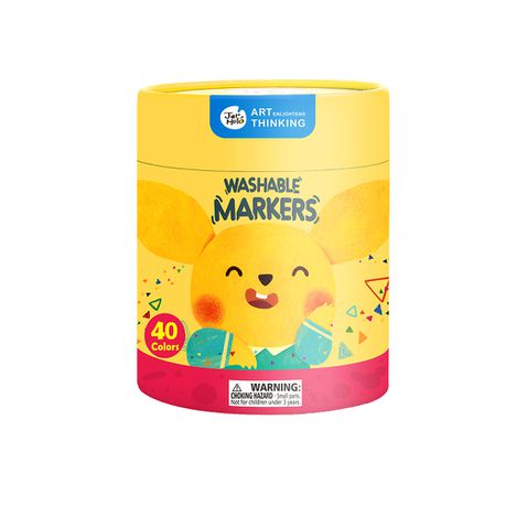 Jarmelo Baby Roo Washable Markers: 40 Colours