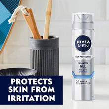 Load image into Gallery viewer, Nivea Men Silver Protect Shaving Gel - 200ml
