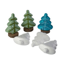 Load image into Gallery viewer, Anthony Peters Polystyrene Fir Tree Shapes: 10 Pieces (75mm)
