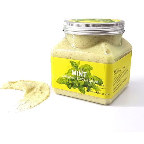 Bufftee Mint Body Scrub - Face Scrub - Skin scrub - Large 500ml Tub Buy Online in Zimbabwe thedailysale.shop