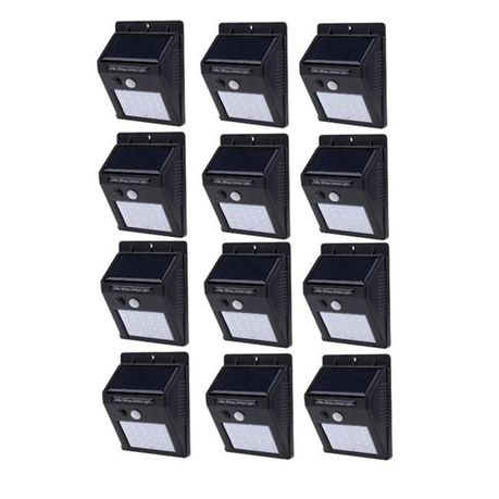 12 Piece LED Solar Wall Light Buy Online in Zimbabwe thedailysale.shop