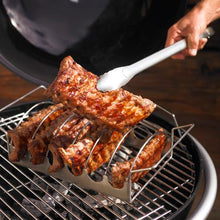 Load image into Gallery viewer, Roesle Braai Tongs with One-Hand Lock-Unlock Mechanism Stainless Steel 40cm
