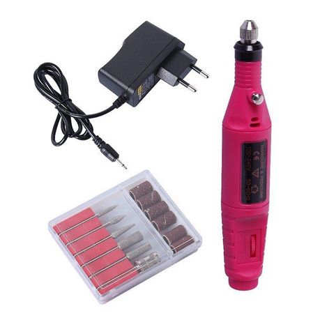 Speed Variable Rotary Detail Carver Pen Shape  Nail Art Drill Pink Buy Online in Zimbabwe thedailysale.shop