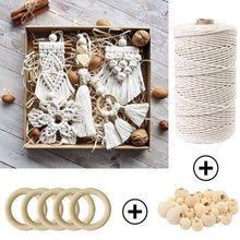 Load image into Gallery viewer, 226 Pcs DIY Premium Macrame Craft Kit With 205m Cord &amp; Basic Instructions
