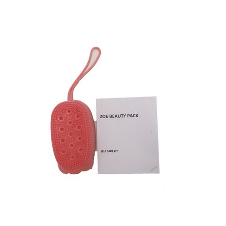 Silicone Exfoliating Double Sided Bath Brush /Sponge & Zoe Beauty Pack Buy Online in Zimbabwe thedailysale.shop