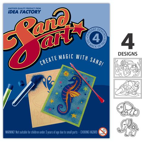 Idea Factory Sand Art Fun Pack Boy 1 Buy Online in Zimbabwe thedailysale.shop