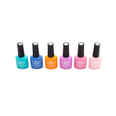 UV Gel Nail Polish Pastel Shellac Colour Kit