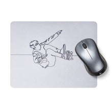 Load image into Gallery viewer, Hey Casey! Skater Line Art Mouse Pad
