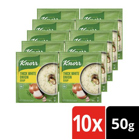 Knorr Thick White Onion Soup 10x50g